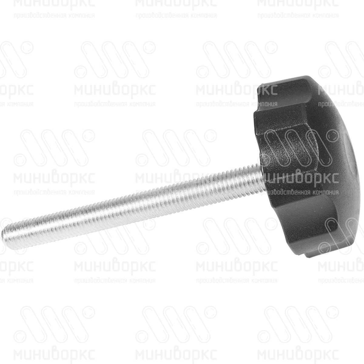 Фиксатор пластиковый с рукояткой m8x110 60 – Ф60М8-110ЧН | картинка 2