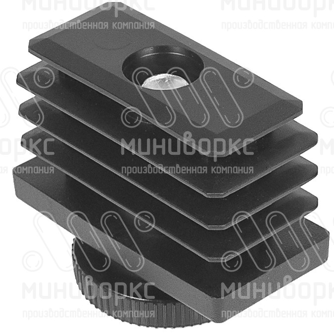 Комплекты прямоугольных заглушек с опорами 50x25 – 25-50M10.D32x60 | картинка 2