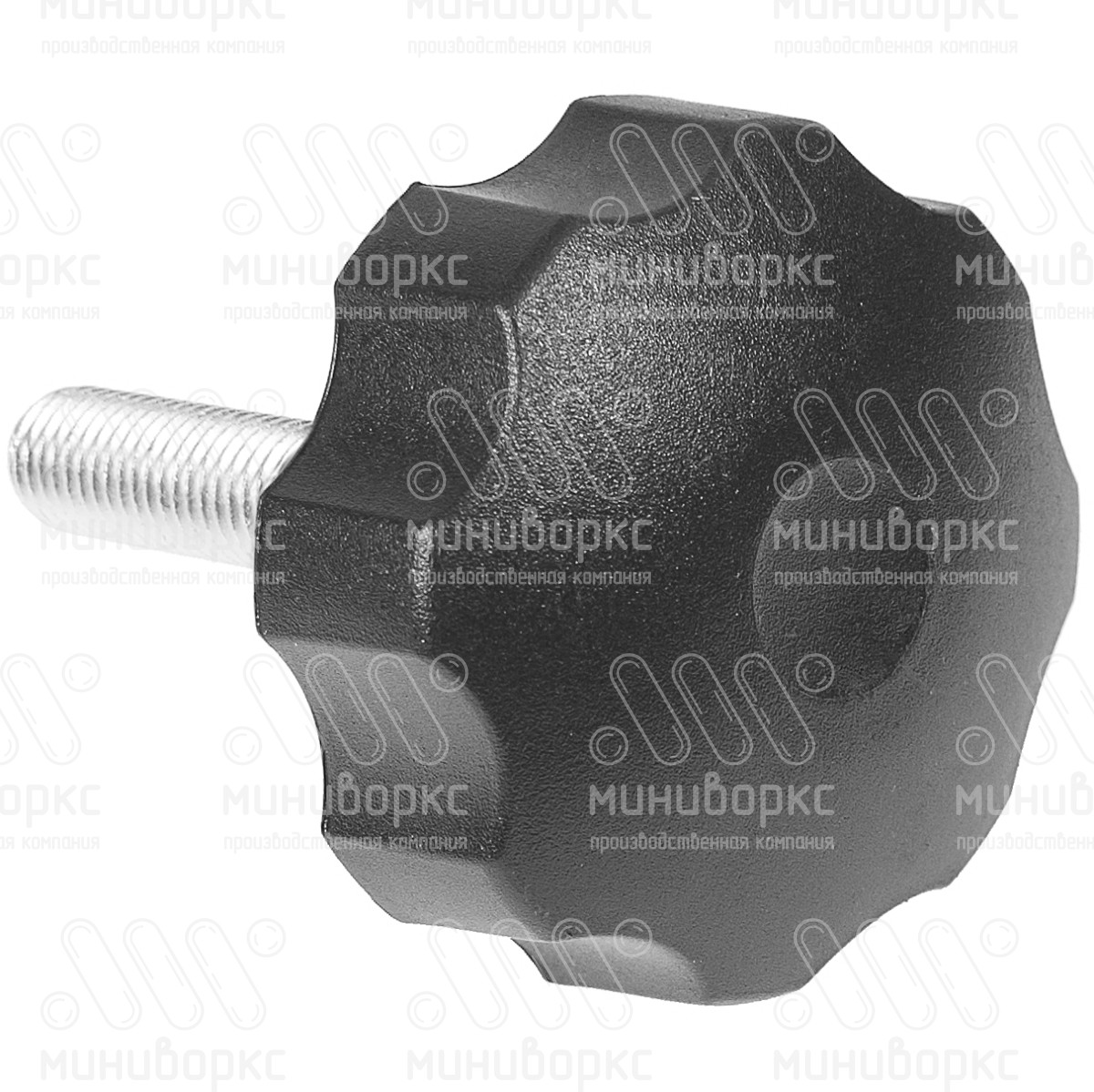 Фиксатор пластиковый с рукояткой m12x65 60 – Ф60М12-65ЧН | картинка 3