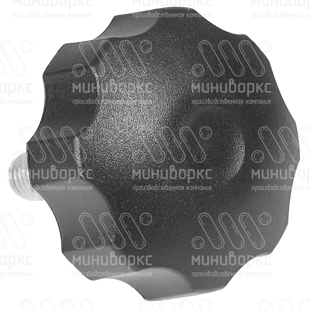 Фиксатор пластиковый с рукояткой m12x45 60 – Ф60М12-45ЧН | картинка 3