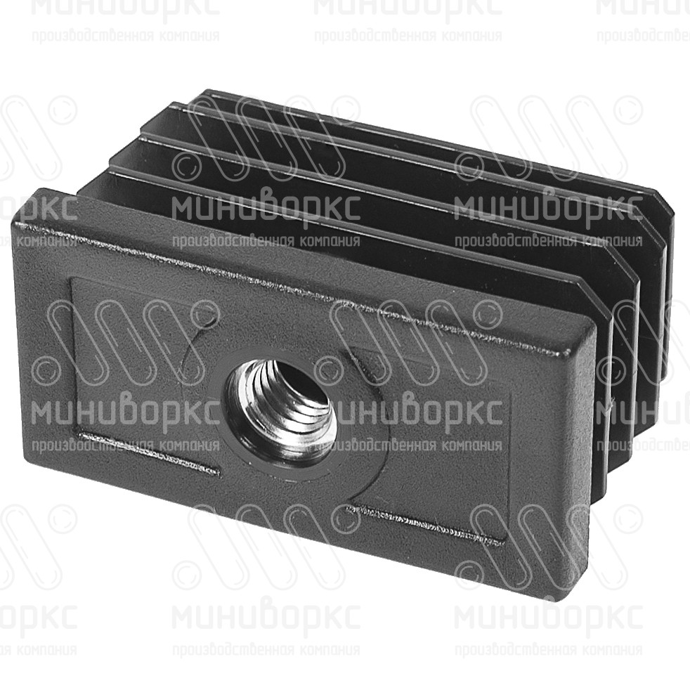 Заглушки для прямоугольной трубы 50x25 – 25-50М8НЧС | картинка 2