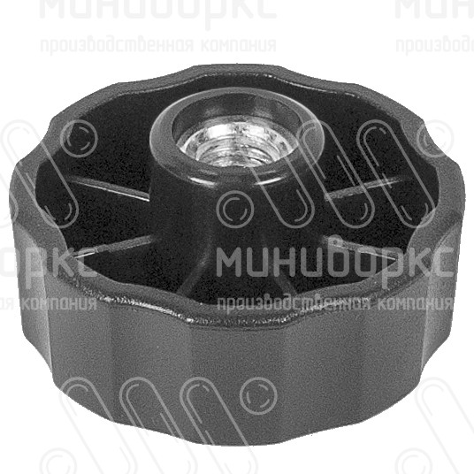 Пластиковые фиксаторы с гайкой m8 42 – Б42М8ЧС | картинка 1