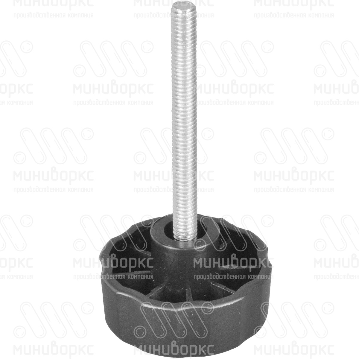 Фиксатор пластиковый с рукояткой m6x60 42 – Ф42М6-60ЧС | картинка 1