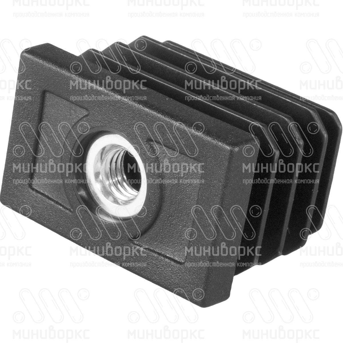 Заглушки для прямоугольной трубы 40x25 – 25-40М10ЧН | картинка 3