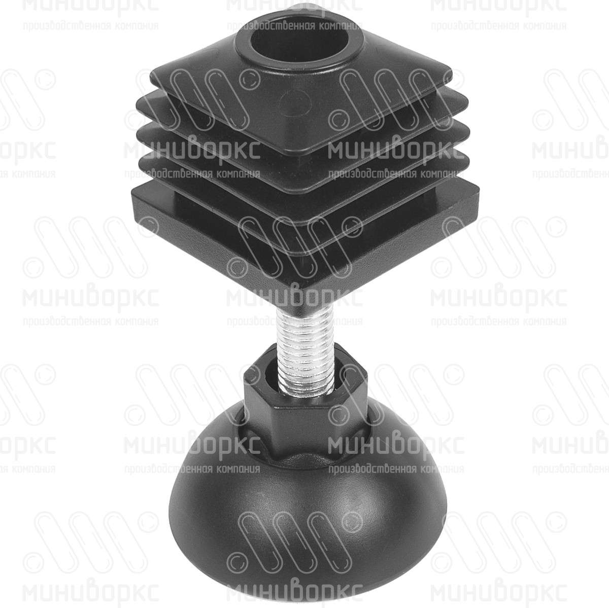 Комплекты квадратных заглушек с опорами 40x40 – 40-40M8.D50x30 | картинка 1