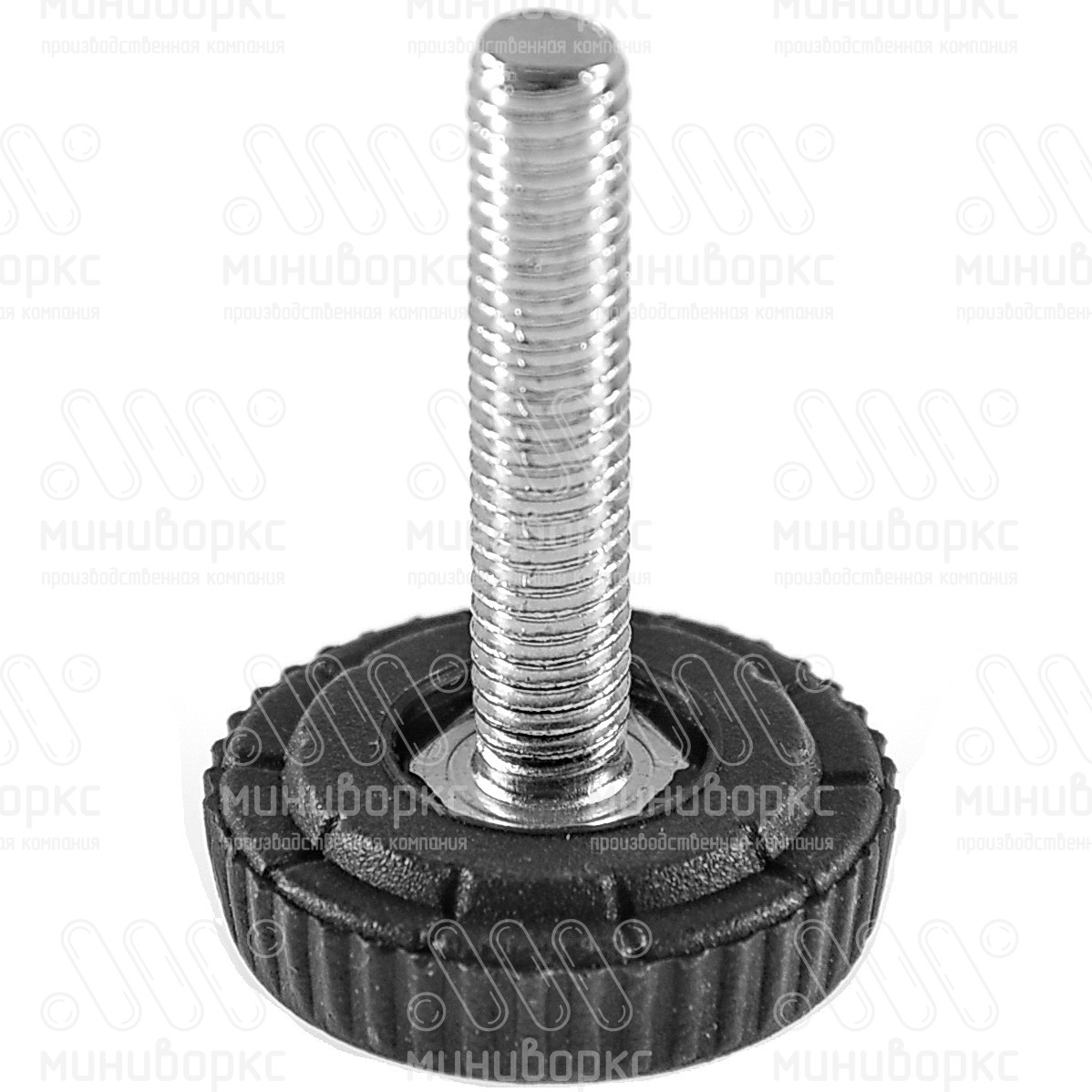 Опора резьбовая  m6x30 25 – 25М6-30ЧС | картинка 1