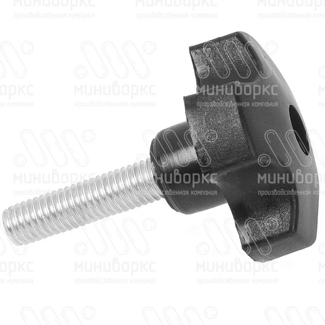 Фиксатор пластиковый с рукояткой m6x50 40 – Ф40М6-50ЧЕ | картинка 2