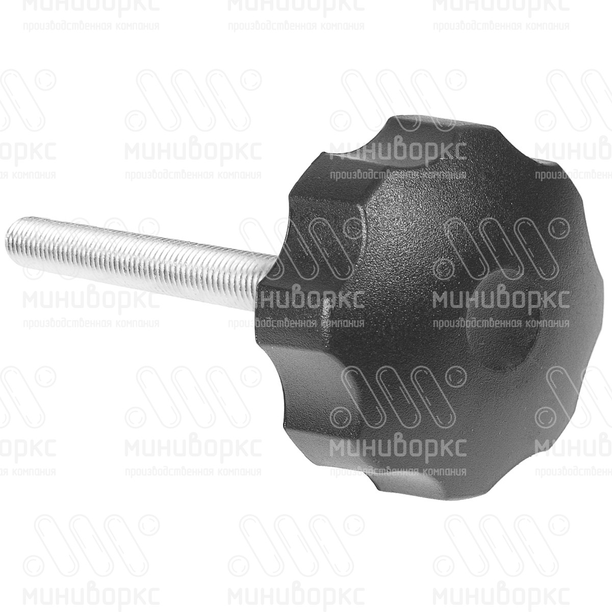 Фиксатор пластиковый с рукояткой m12x125 60 – Ф60М12-125ЧН | картинка 3