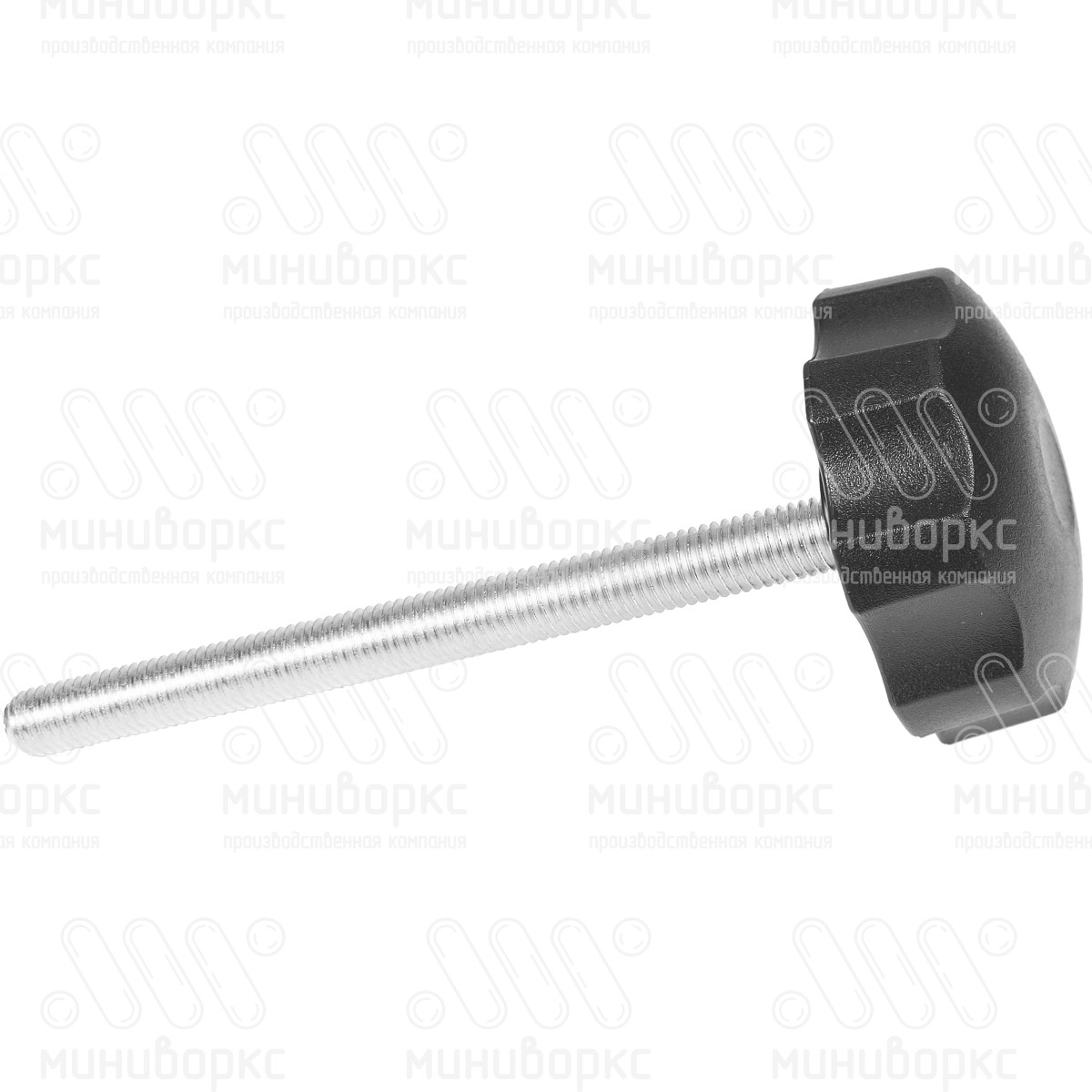 Фиксатор пластиковый с рукояткой m8x200 60 – Ф60М8-200ЧН | картинка 2